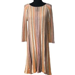 Anthropologie Moth Wool Alpaca blend Nora Swing Midi Sweater Dress